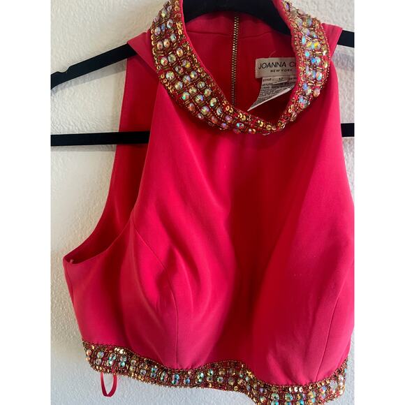 Joanna Chen New York embelished cropped top size 12 - Picture 7 of 8